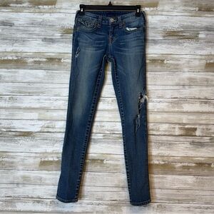 True Religion Julie Girls Skinny Leg Jeans size 14